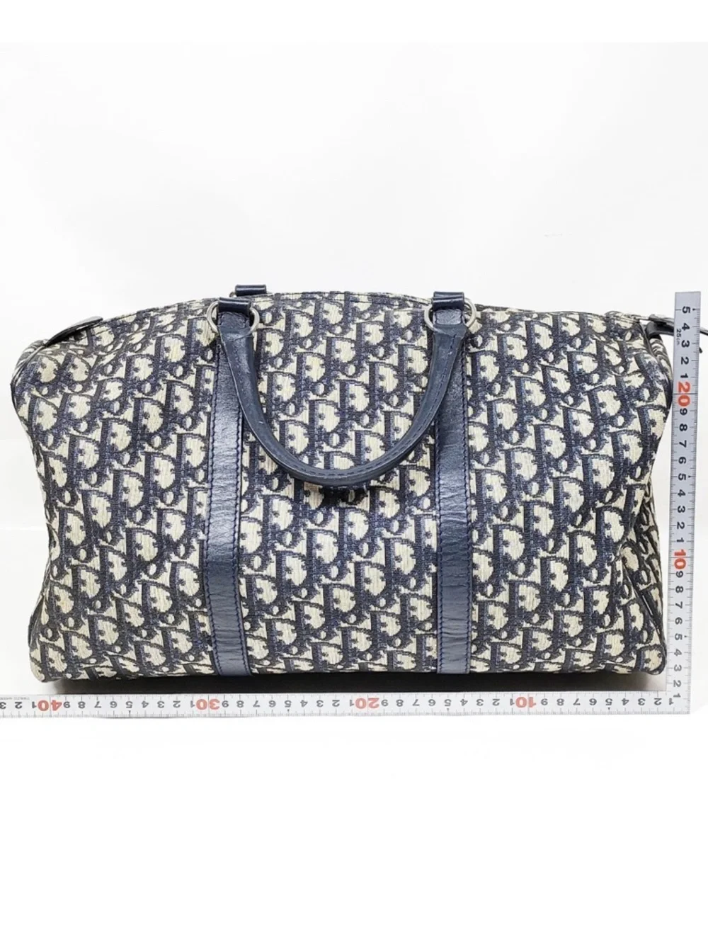 Christian Dior Trotter Monogram Boston Luggage Weekender Bag - Picture 3 of 7